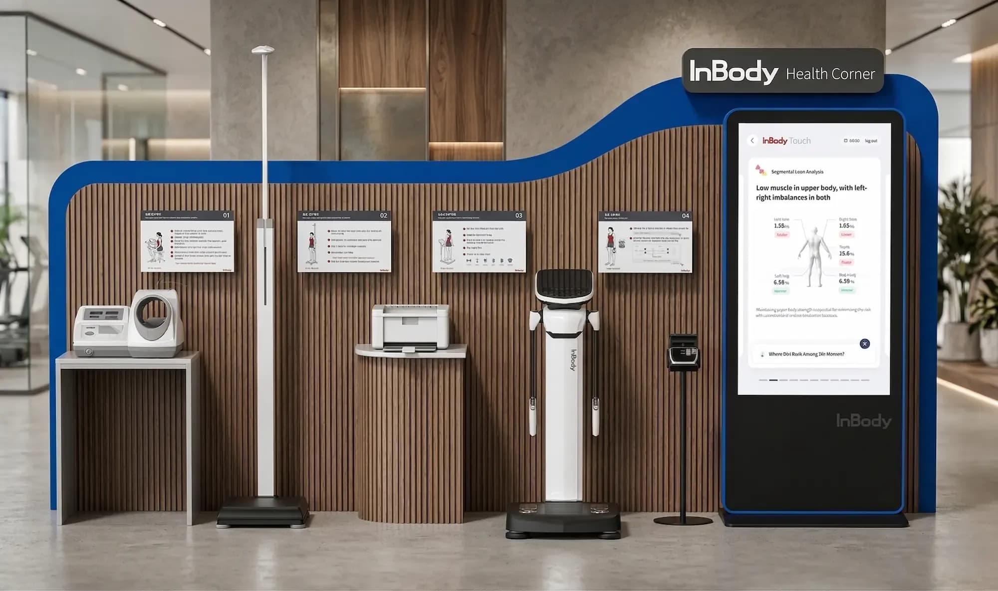 Données précises de composition corporelle InBody pour la nutrition sportive de haute performance.